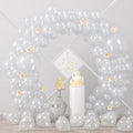 90pack Clear Balloons Different Size 18/12/10/5 Inch Transparent Balloon Garland Arch Kit for Graduation, Wedding, Birthday, Baby Shower, Anniversary Party Decorations