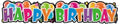 Happy Birthday Giant Jointed Banner - 4.5 ft - Premium Cardstock Banner - Perfect For All Ages
