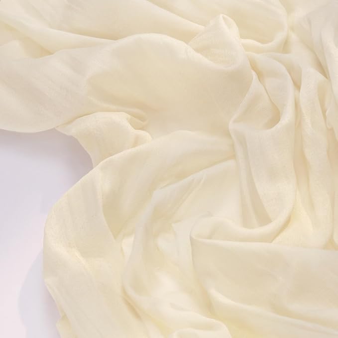 Socomi 6pcs Beige Easter Spring Cheesecloth Table Runner Boho Rustic Gauze 120 inch 10FT Cheese Cloth Runner for Wedding Party Baby Shower Birthday Home Decor Holiday Decorations
