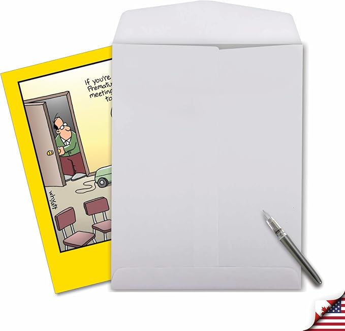 NobleWorks -1 Funny Birthday Card Inappropriate (8.5 x 11 Inch) - Humor Cartoon Bday Notecard with Envelope - Too Soon J8318BDG