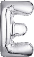 Letter Balloons 40 Inch, Single Silver Letter E Balloons Aluminum Hanging Foil Film Balloon for Baby Shower, Wedding Anniversary, Graduation, Birthday Party Decoration
