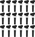uxcell 20 Pcs Colorful Noise Makers Plastic Party Blowers Party Favors for Birthday Parties Holiday Christmas New Years Gift Favors, Black