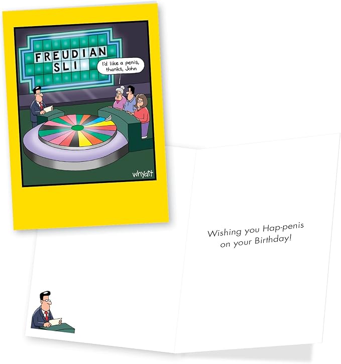 NobleWorks Assortment Pack of 3 Hilarious Birthday Greeting Cards with Envelopes (3 Designs, 1 Each) Game Day VC10232BDG-C1x3