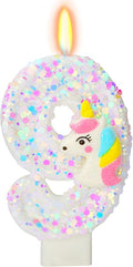 Cake Decorations- Number 9 Candle, Birthday Candles for Cake, Birthday Party Supplies, Birthday Cake Topper, Cartoon Theme Party Favors