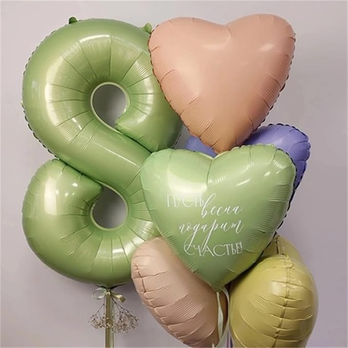 16th Birthday Balloons for Girls, 40 Inch Sage Green Foil 16 Number Balloons for Girls Boys, Olive Green Birthday Balloons Numbers 1 and 6 for Women Men 16th 61st Anniversary Jungle Party Decorations