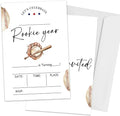 Rookie Year First Birthday Invitations, 1st Invites for Girls Boys, 20 Pcs Double-Sided Fill In Invitations with Envelopes, Birthday Party Favor & Supplies 6 x 4 Inch