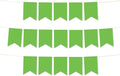 Andaz Press Hanging Pennant Banner with String, Kiwi Green, 1-Set, 24 Pennants, Approx. 12-Feet Long