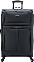 U.S. Traveler Anzio Softside Expandable Luggage with Spinner Wheels, Dark Grey, 30-Inch Large