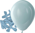 Bezente Dusty Blue Latex Party Balloons - 150 Pack 5 Inch Matte Small Helium Slate Balloons for Bridal Shower Wedding Birthday Party Decorations
