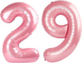40 Inch Pearlescent Pink Number 29 Balloon Number 29 Balloon 40 Inch, 29th Birthday Party Decorations for Boy or Girl Huge Mylar Anniversary Party Supplies