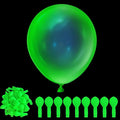 100 Pcs UV Neon Green Balloons 12 inch Neon Party Supplies, Balloons, Glow in the Dark for Birthday, Graduation, Baby Shower,Wedding, Anniversary Valentines Party Decorations
