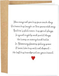 Poem Sympathy Card for Her Him, Condolence Card for Loss of Loved One, Bereavement Cards, Sorry for You Loss Cards Gift