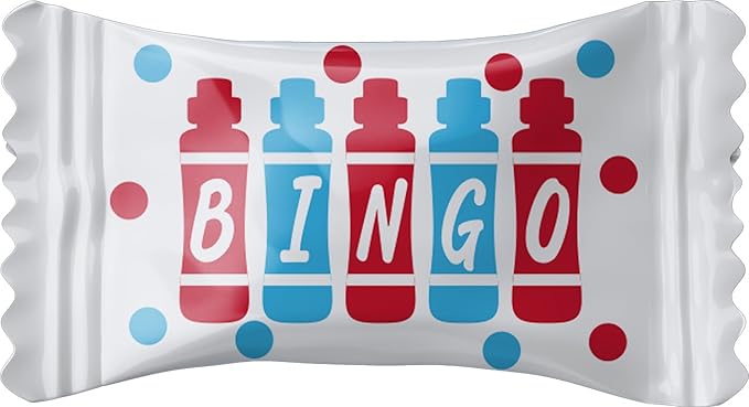 Party Sweets Bingo Buttermints by Hospitality Mints, Appx 300 mints, 7-Ounce Bags (Pack of 6)