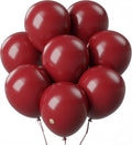 AFTERLOON® Biodegradable Balloons 24 pcs Ruby Red 12 Inch, Matte Color Thickened Extra Strong Latex Helium Float, Multicolor Colorful Bulk Color ballon baloon Globos Para Decoration De Fiestas Kids