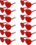 Heart Sunglasses 12/18/24 Pcs Heart Shaped Glasses for Women Cute Funny Party Glasses Party Favors Accessories