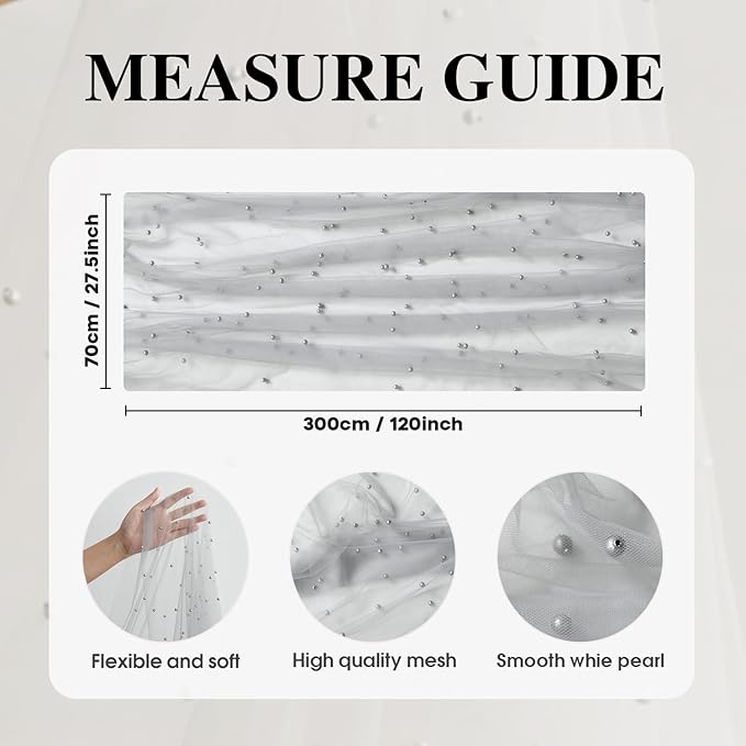 Artoid Mode 3PCS Pearl Grey Gauze Table Runner 120 Inch 10FT, Seasonal Sheer Dining Holiday Wedding Birthday Baby Shower Table Decor for Home Party