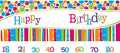 Creative Converting Bright and Bold Giant Party Banner with Customizable Age Stickers