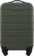 Wrangler 22" Hardside Spinner Carry-On Luggage, Olive