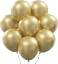 AFTERLOON® Biodegradable Balloons 24 pcs Gold 10 Inch, Matte Color Thickened Extra Strong Natural Latex Helium Float, Multicolor Colorful Bulk Color ballon Globos Para Decoration De Fiestas Kids