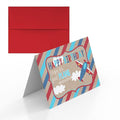 Plane Awesome Airplane Birthday Pun Themed Single (1) All Occasion Blank Birthday Card To Send To Friends & Family, 4"x 6" (when folded) Fill In Greeting Note Card by AmandaCreation