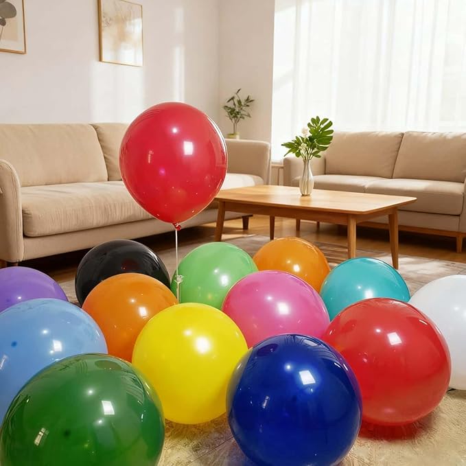 70 Pack 18 Inch Latex Balloons, 14 Kinds of Colorful Party Balloon Bulk for Birthdays, Weddings, Baby Showers & All Party Events