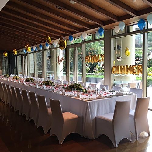 Glanzzeit 16 Inch Gold Balloons Decor Letters A to Z Numbers 0 to 9 for Wedding Prom Birthday Party (Letter M)