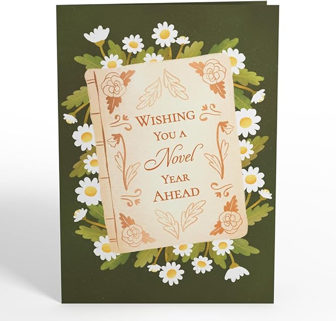 Lovepop Birthday Pop-Up Card for Her and Him - 3D Greeting Cards for Boys, Girls, Men, Women - Cheers to A New Chapter - 5" x 7 Card - Blank Notecard & Envelope Included