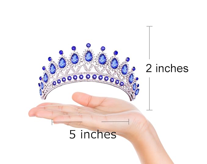 Retirement Tiara & Sash Set – “The Queen Has Retired” Crown & Sash for Parties, Events & Celebrations (Blue)