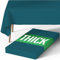 Pureegg Rectangle Table Cloth 60" x 84" – Durable Polyester Tablecloth Offers Reusable & Washable Protection, Ideal for Outdoor Party, Picnic, Wedding, Banquet and Birthday, Caribbean
