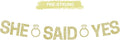 Glitter Champagne Gold She Said Yes Banner Pre-Strung Engagement Decorations Bridal Wedding Party Sign Valentine's Day Garland Bachelorette Party Decor,NO DIY
