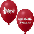 Nebraska Cornhuskers Balloons 10 Pack 11" Official Licensed Logos, Helium Quality Latex Balloons, Perfect for College Football Team Celebration, Decorated Front and Back by Westrick