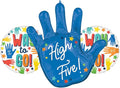 High Five! Way To Go! Celebratory Foil Party Balloon Bundle