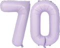 40 In Matte Purple Number Balloons Helium Foil Mylar Balloon Birthday Party banquet Decoration Digital 70