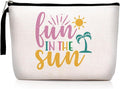 Beach Essentials Gifts Sunscreen Bag Beach Accessories Cruise Gifts for Women Girls Makeup Bag Summer Bags Ocean Cosmetic Bag Ocean Themed Gifts Summer Lovers Gift