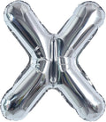 TONIFUL 40 Inch Large Silver Letter X Balloons Helium Balloons,Foil Mylar Big Letter Balloons for 2026 New Year Eve Graduation Wedding Baby Shower Birthday Party Anniversary Supplies Decorations