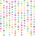 5 Pcs Colorful Circle Garland Paper Hanging Streamers Glitter Round Dots Banner for Birthday Engagement Wedding Party Backdrop Decorations