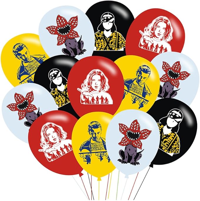 40pcs Stranger Season 5 Things Birthday Party Balloons for Stranger Season 5 Things Themed Birthday Party Decorations Supplies - 12 Inch