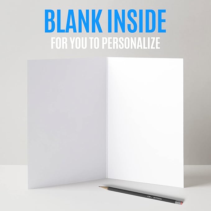 Funny 50th Birthday Card for men or women with envelope | Joke card for someone who is turning 50 years old | Original and unique present idea for family, friends or a co-worker.