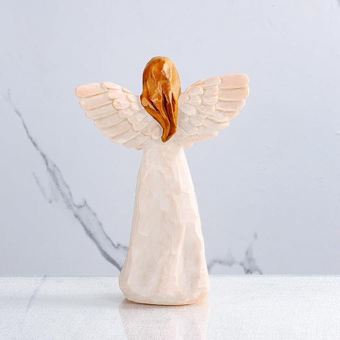 Thank You Gifts for Women,Teacher Appreciation Gifts,5.5'' Handmade Angel Figurine Employee Appreciation Gift,Thank You Gift for Coworker Teacher Nurse Boss Employee Lady