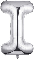 Letter Balloons 40 Inch, Single Silver Letter I Balloons Aluminum Hanging Foil Film Balloon for Baby Shower, Wedding Anniversary, Graduation, Birthday Party Decoration