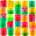 Bedwina Rainbow Spring Toy Assortment - (Pack of 250) Mini Plastic Coil Spring Toy - Bright Colors and Shapes, Goody Bag Filler, Party Prizes and Stocking Stuffers for Kids