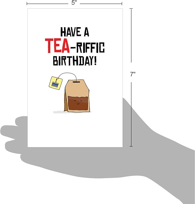 The Best Card Company - Birthday Puns Tea C6119DBDG
