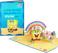 Lovepop SpongeBob SquarePants Happy 3D Pop-Up Birthday Card - for Him, Her, Kids, Boys, Girls, Men, Women - 5" x 7" - Envelope Included