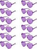 Heart Sunglasses 12/18/24 Pcs Heart Shaped Glasses for Women Cute Funny Party Glasses Party Favors Accessories