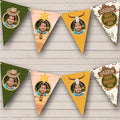 Cowboy Western Theme Photo Boy's Personalized Birthday Party Bunting - Hanging Party Decoration - Birthday Party Banner Garland | Decorative Party Supplies