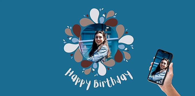 Customized Birthday Banner, Style-04, 24 x 72 inches, Vinyl, Water Resistant, for Party Decoration