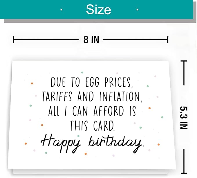 Funny Birthday Card, Hilarious Birthday Card&Gift for Women, Men, Dad, Mom, Coworker, Boss, Bestie, Sister, Brother. Unique Birthday Decor for Him Her