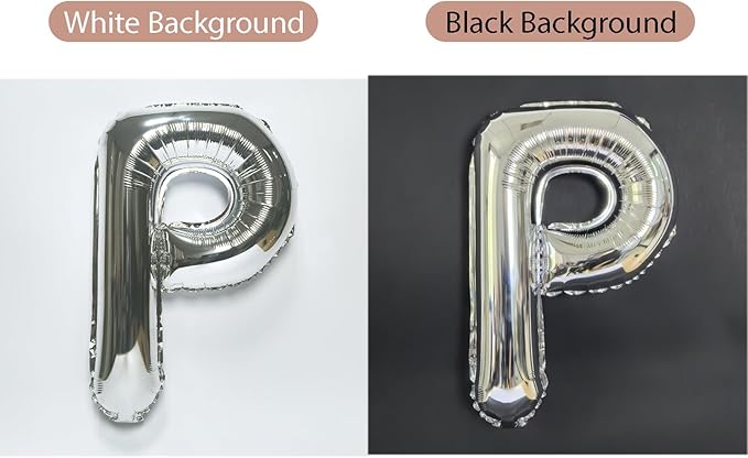 53 Pcs Silver Foil Letter Balloons with “&” Symbol, 16 Inch 2 A-Z Sets - Mylar Alphabet Balloons for Custom Banner & Party Decorations