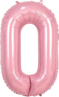 Pink Letter O Balloons,40 Inch O Balloons Letter Mylar Helium Large Pink O Balloon for Birthday Party Anniversary Decorations