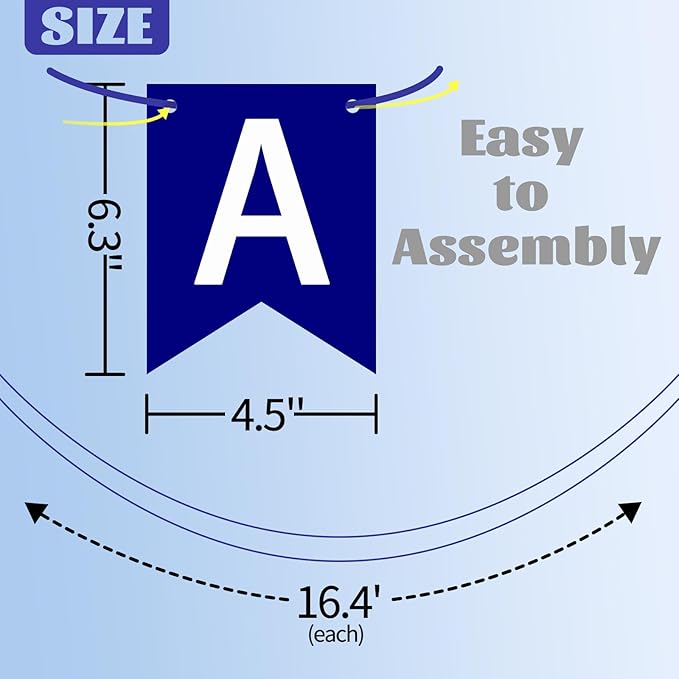Happy Birthday Banner Dark Blue Happy Birthday Sign Birthday Decorations for Birthday Party Backdrop Wall Decor Dark Blue Birthdays Sign for Men Women Party Supplies